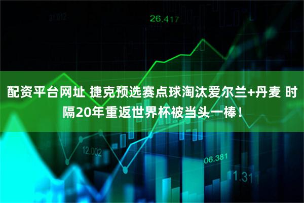 配资平台网址 捷克预选赛点球淘汰爱尔兰+丹麦 时隔20年重返世界杯被当头一棒！